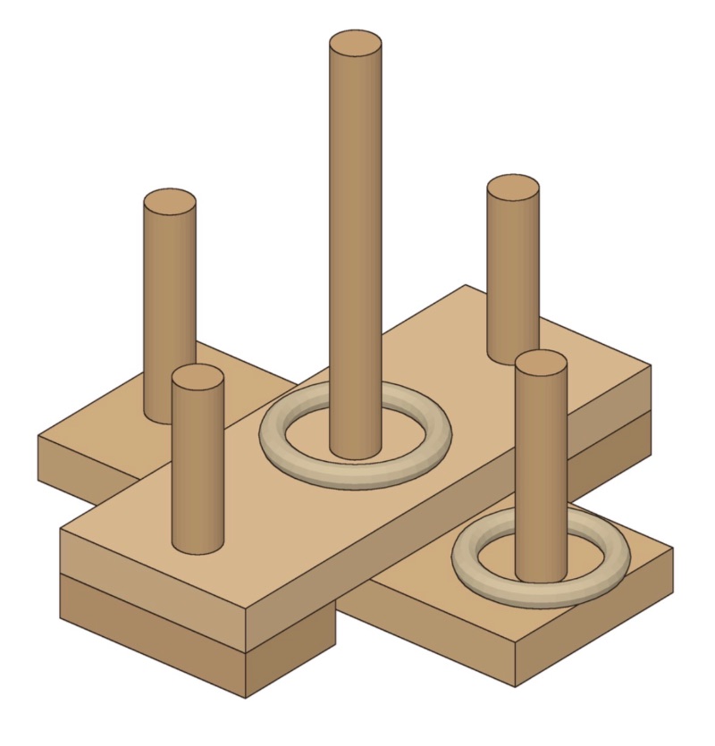 Ring toss game woodworking project