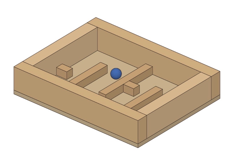 Marble maze woodworking project